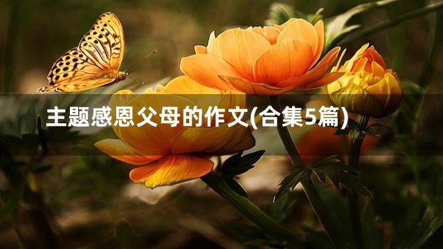 主题感恩父母的作文(合集5篇)