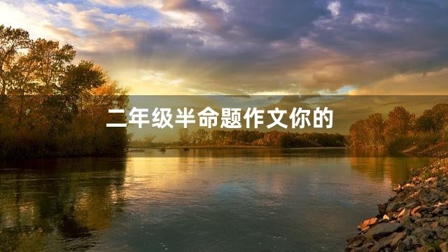 二年级半命题作文你的
