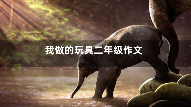 我做的玩具二年级作文