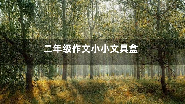 二年级作文小小文具盒