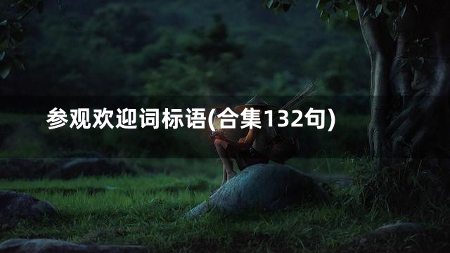 参观欢迎词标语(合集132句)