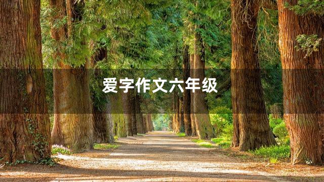 爱字作文六年级