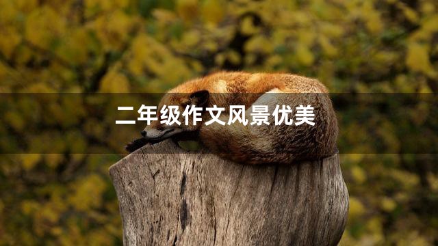 二年级作文风景优美