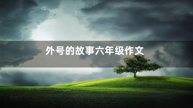 外号的故事六年级作文