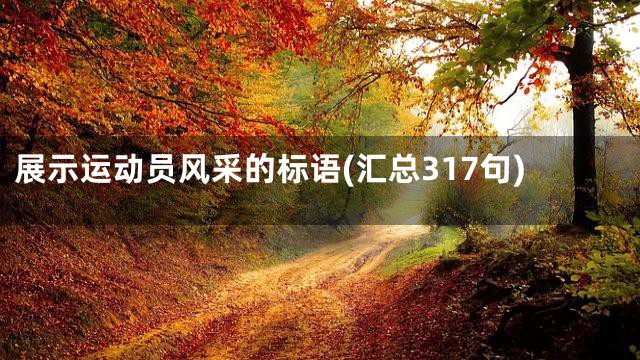 展示运动员风采的标语(汇总317句)