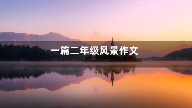 一篇二年级风景作文