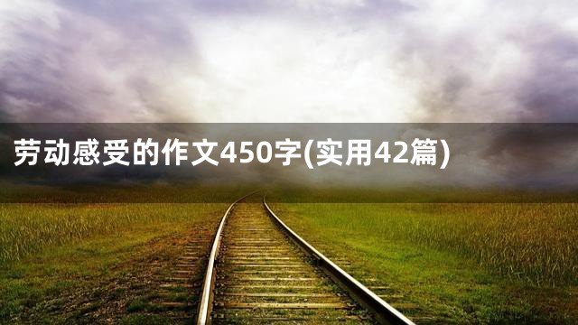 劳动感受的作文450字(实用42篇)