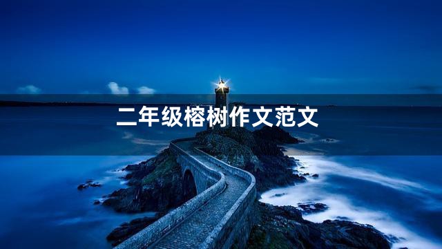 二年级榕树作文范文