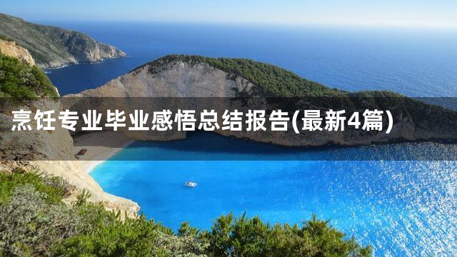 烹饪专业毕业感悟总结报告(最新4篇)