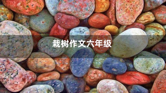 栽树作文六年级