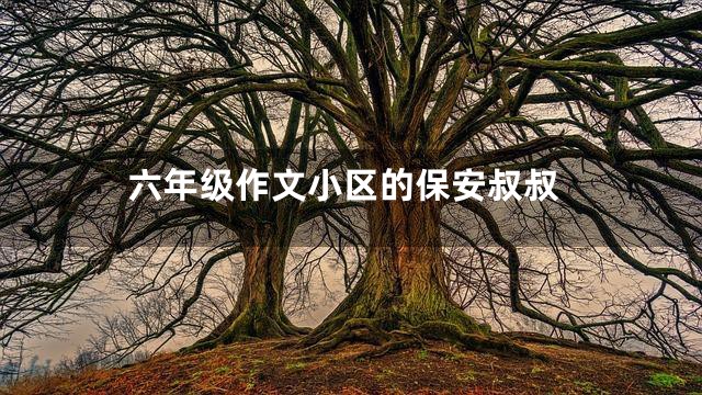 六年级作文小区的保安叔叔
