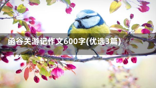 函谷关游记作文600字(优选3篇)