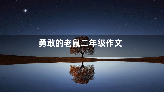 勇敢的老鼠二年级作文
