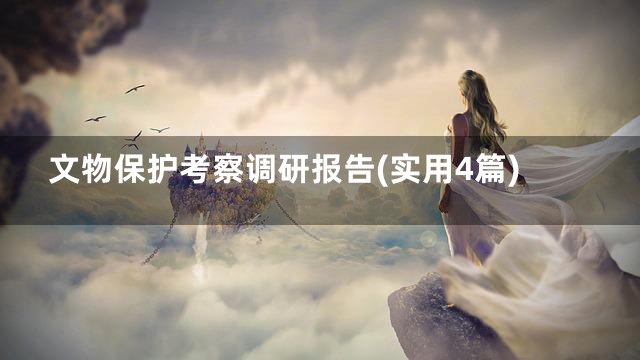 文物保护考察调研报告(实用4篇)