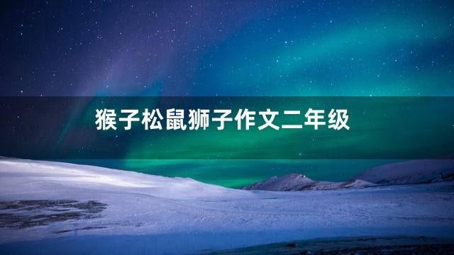 猴子松鼠狮子作文二年级