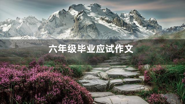 六年级毕业应试作文