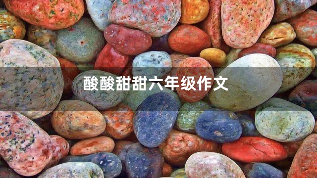 酸酸甜甜六年级作文