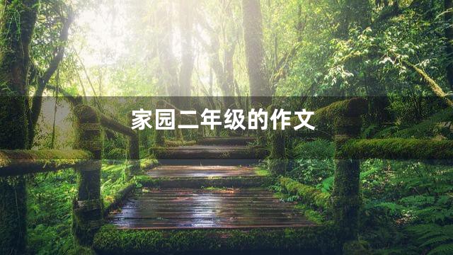 家园二年级的作文