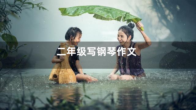 二年级写钢琴作文