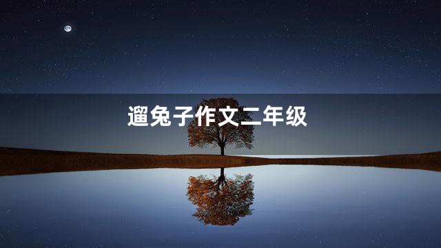 遛兔子作文二年级