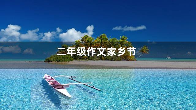 二年级作文家乡节