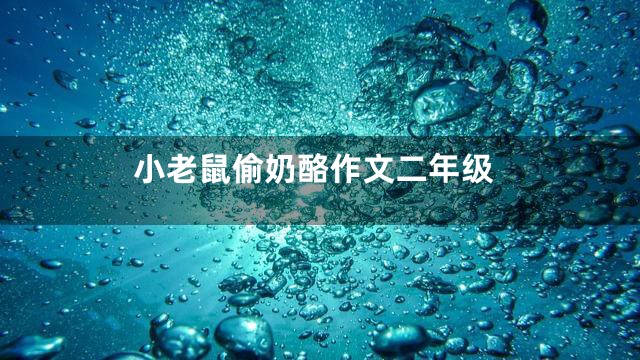 小老鼠偷奶酪作文二年级