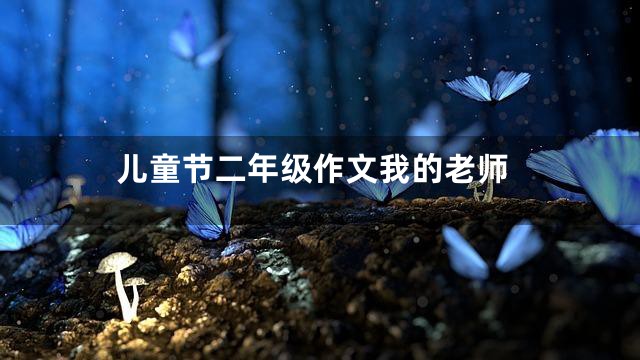 儿童节二年级作文我的老师