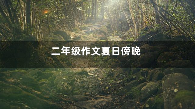 二年级作文夏日傍晚