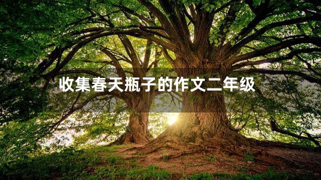 收集春天瓶子的作文二年级