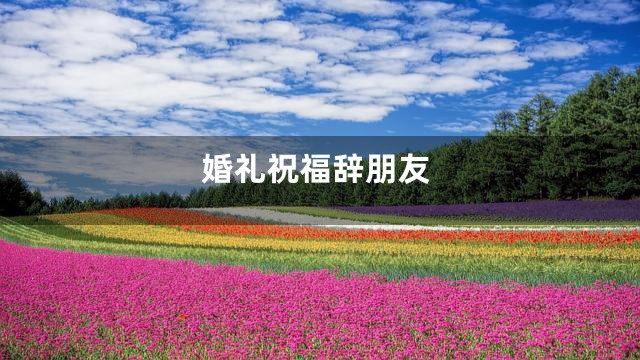 婚礼祝福辞朋友
