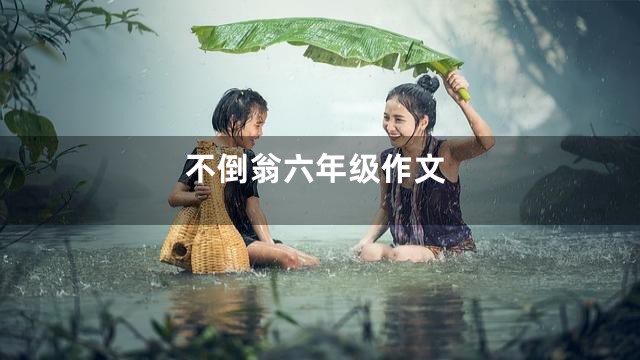 不倒翁六年级作文