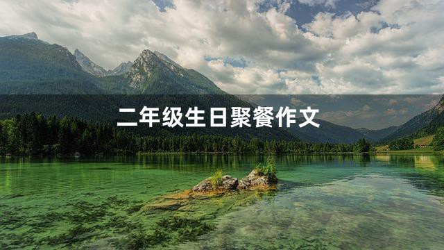 二年级生日聚餐作文