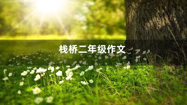栈桥二年级作文