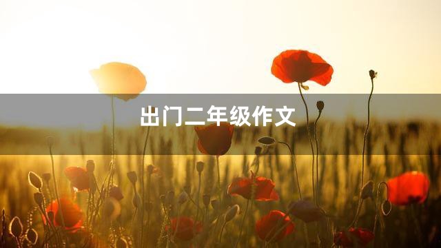 出门二年级作文