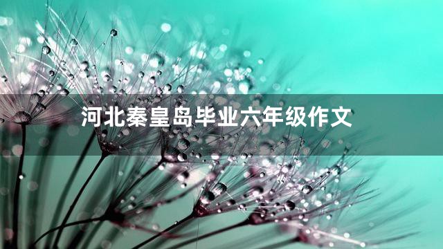 河北秦皇岛毕业六年级作文
