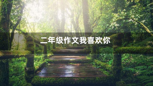 二年级作文我喜欢你