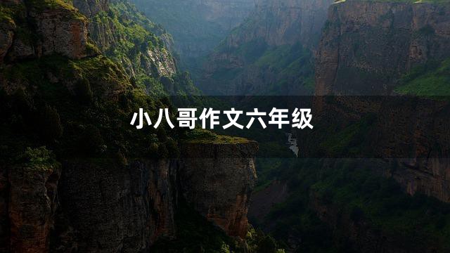 小八哥作文六年级