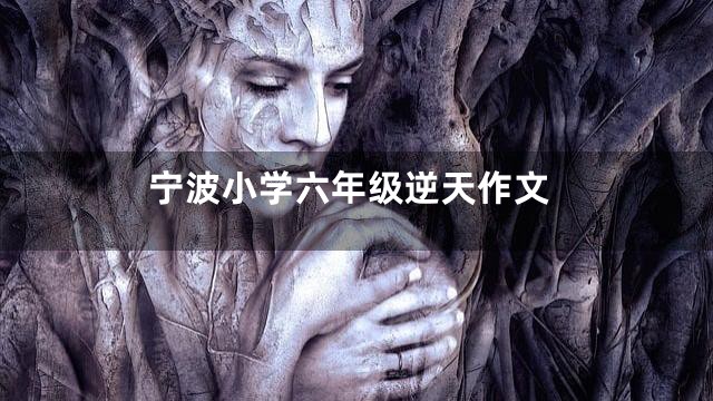 宁波小学六年级逆天作文