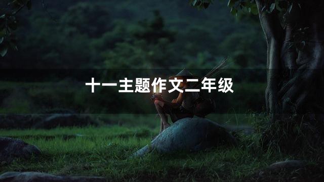 十一主题作文二年级
