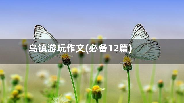乌镇游玩作文(必备12篇)