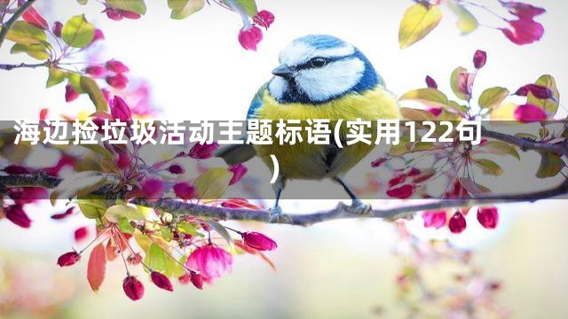 海边捡垃圾活动主题标语(实用122句)