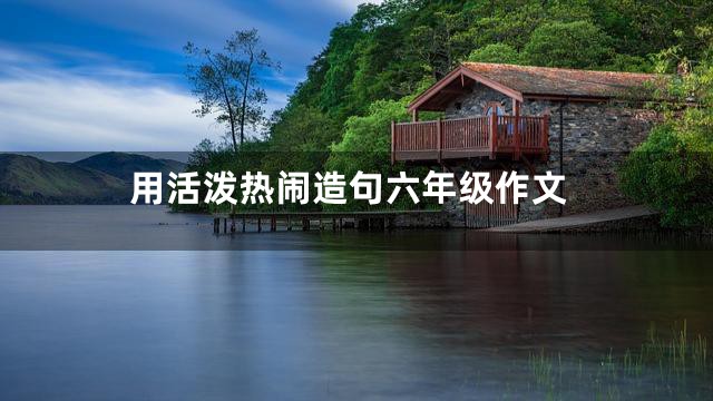 用活泼热闹造句六年级作文