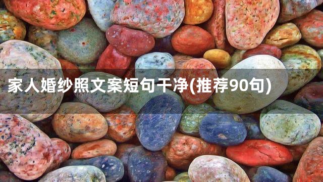 家人婚纱照文案短句干净(推荐90句)